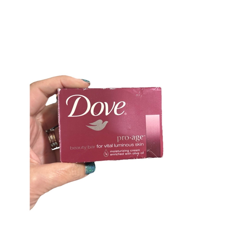 Dove Pro-Age Beauty Soap Bar Moisturizing Cream‎ With Olive Oil 4.25 oz (1) Bar